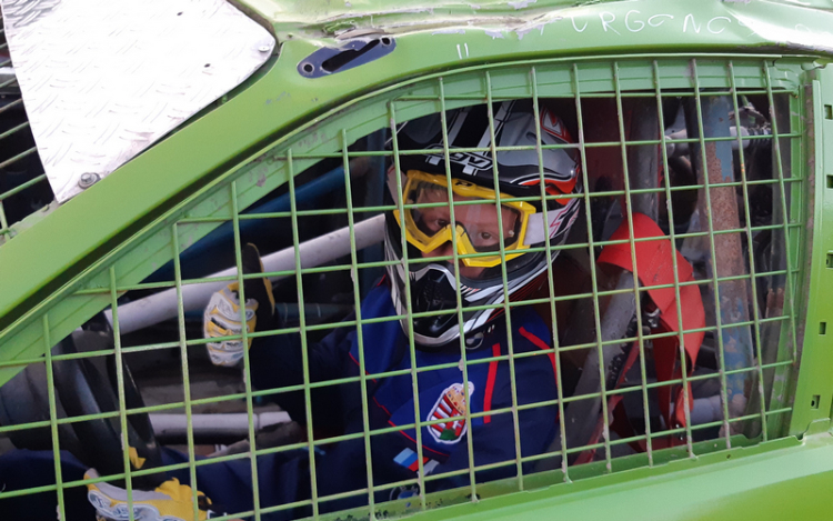 Fényes Lucián és a Keceli autocross