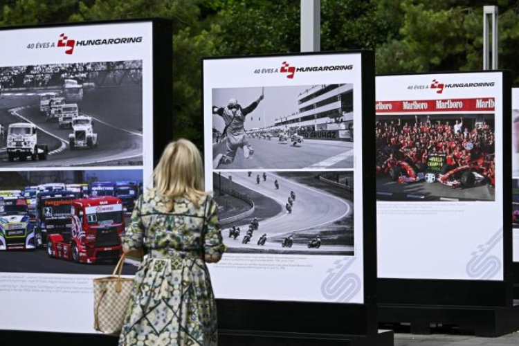 Fotókiállítás a Hungaroring 40 évvel ezelőtti megnyitójának emlékére