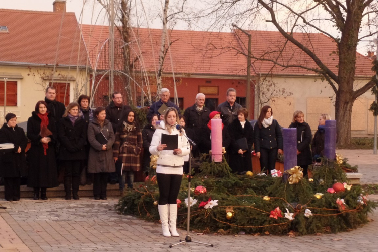 Celldömölki Advent 2014 - Negyedik gyertyagyújtás