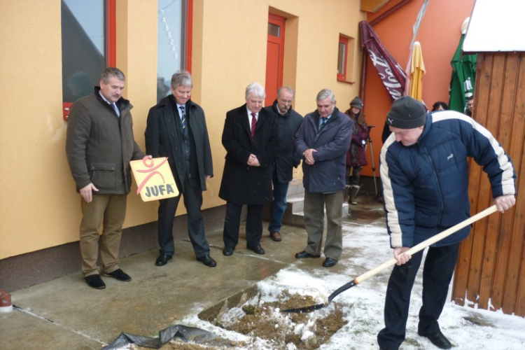 Vulkán Gyógy- és Élményfürdő alapkőletétel