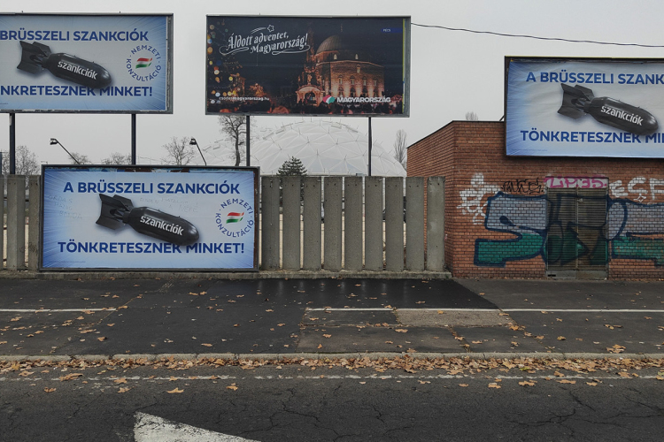 Csökkentenék az óriásplakátok számát