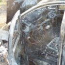 Égő autóhoz riasztották a celli tűzoltókat