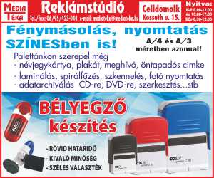 Média Téka bélyegző